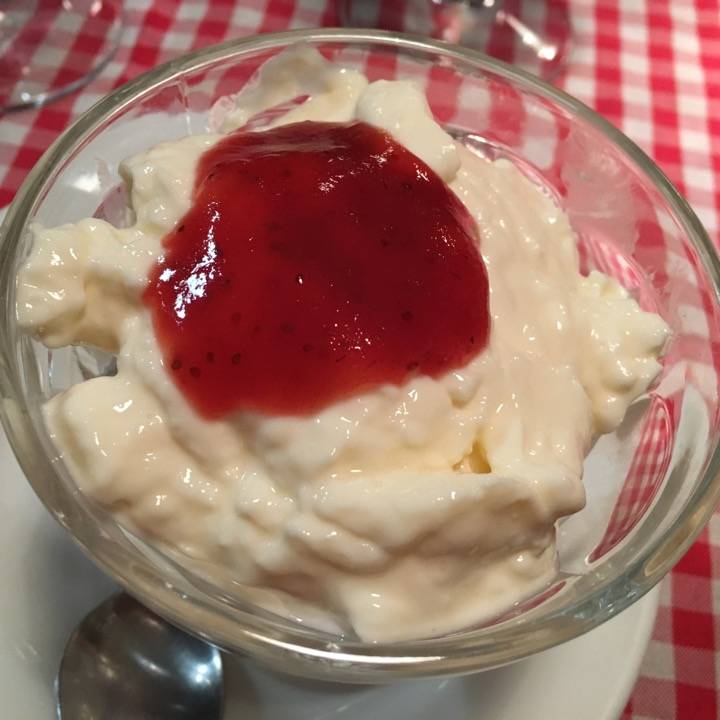 Postre con queso - O Sauce