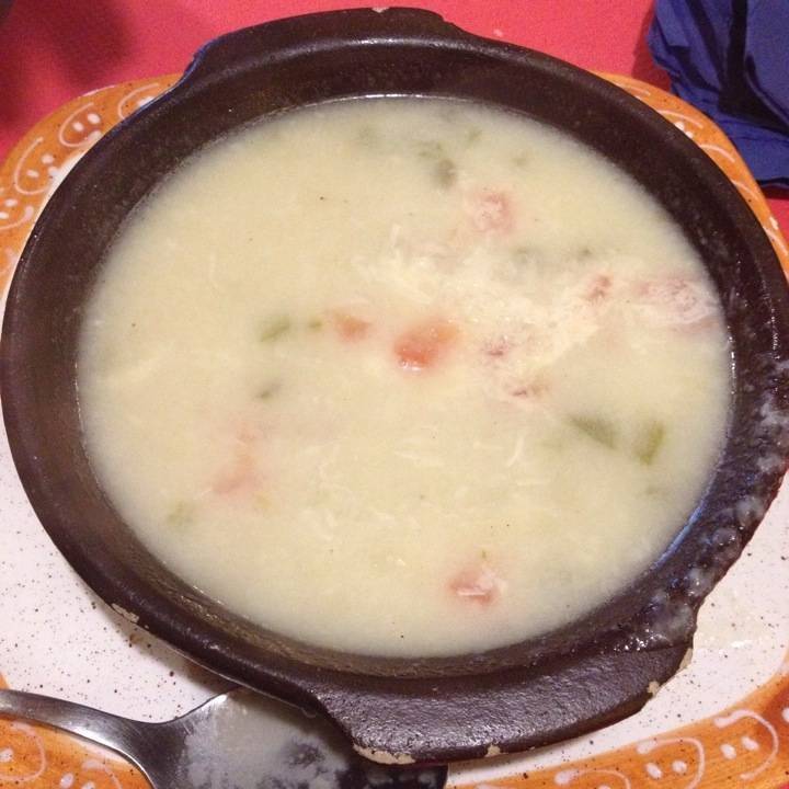 Sopa de queso del menú del día - Restaurante  Mexicano Tamarindo
